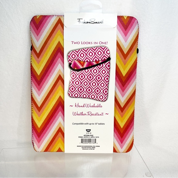 10” Reversible Tablet Sleeve “Fashion Smart” - Picture 2 of 5